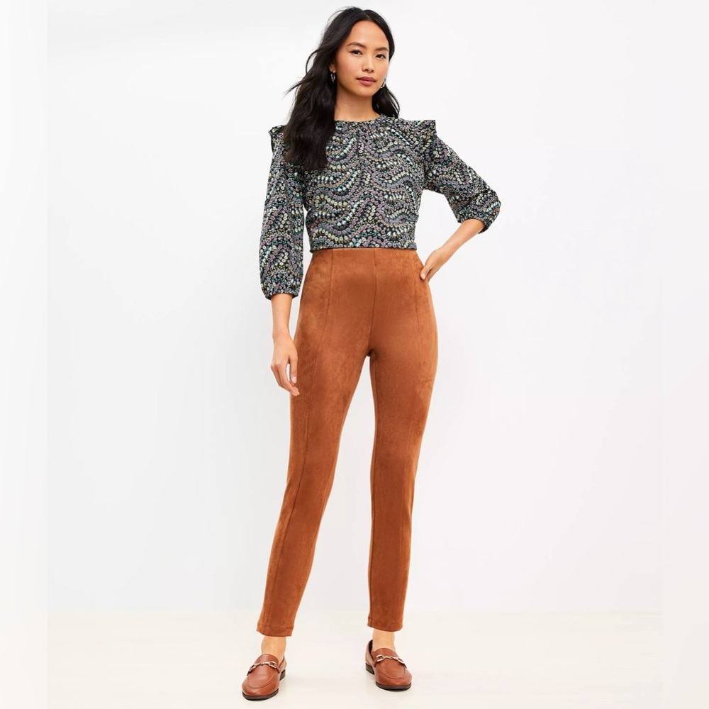 Faux Suede Leggings